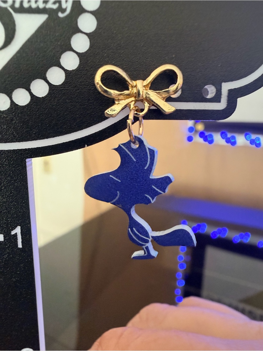 Hand crafted by me Snoopy & Woodstock Earrings (can do other colors as well) - Picture 3 of 5